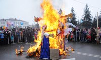 В Туве народными гуляниями проводили зиму