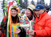 В Туве народными гуляниями проводили зиму