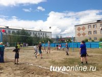 Первый детский и спортивный городок открылся в правобережном микрорайоне Кызыла