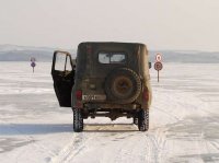 В Туве открыта еще одна ледовая переправа