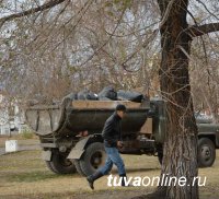 Тысячи кызылчан вышли на общегородской субботник