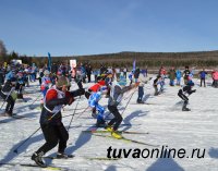 Почти 600 человек приняли участие в "Лыжне России" в Туве