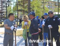 Ключевая достопримечательность Тувы – парк «Центр Азии» – пополнился новыми соснами