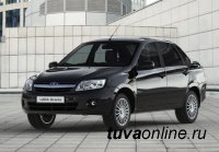 LADA Granta стала самой популярной моделью автомобиля в Туве в 2015 году