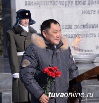 В столице Тувы состоялся митинг, посвященный 27 годовщине вывода советских войск из Афганистана