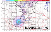 В Барун-Хемчикском районе Тувы зафиксирован подземный толчок магнитудой 3,4