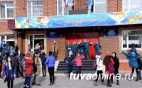 В школе №1 города Кызыла с участием Олимпийских чемпионов открылся класс юнармейцев