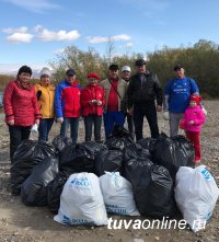 Тува отметила День Енисея масштабной уборкой берега великой реки