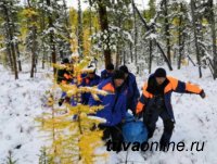 Спасатели Тувы нашли тело грибника, потерявшегося 4 дня назад в тайге. Он замерз