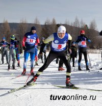 Самые быстрые в лыжных гонках среди силовиков Тувы - команда Росгвардии