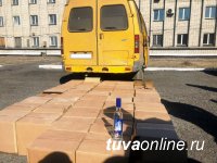 Полиция Тувы не дремлет. В 4 утра была задержана ГАЗЕЛЬ с нелегальным алкоголем