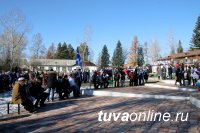 Тува. В селе Сарыг-Сеп открылся Молодежный сквер