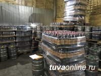 Полицейские Тувы выявили 100 тонн нелегальной алкогольной продукции