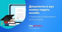 Подать документы в приемную комиссию  ТувГУ можно через Госуслуги