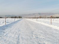 В Туве открыта первая ледовая переправа