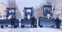 В Туву впервые за десятки лет поступила крупная партия коммунальной техники