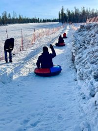 В 25 км от столицы Тувы открылся первый горнолыжный спуск с тюбингом