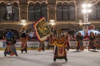 Духовой оркестр Тывы выступил в парке «Патриот» в рамках фестиваля Валерия Халилова