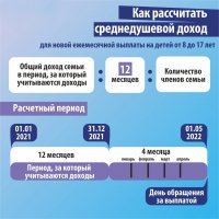 Как рассчитать среднедушевой доход семьи при назначении ежемесячной выплаты на детей от 8 до 17 лет