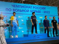 Результаты чемпионата России по вольной борьбе — 2022. Начын Монгуш - серебряный призёр Чемпионата России