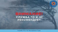 В связи с неблагоприятной погодой служба ГО и ЧС советует жителям Тувы воздержаться от дальних поездок в эти дни