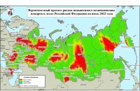 В июле в Туве прогнозируется высокий риск возникновения лесных пожаров