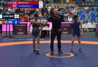 Юный тувинский борец Чингис Сарыглар выиграл золото Чемпионата Европы