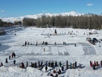 Пляжная зона в Национальном парке Тувы стала круглогодичным местом отдыха