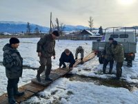 В Кызыле и районах Тувы борются с талыми водами