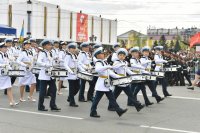 В Кызыле прошел праздничный парад в честь Великой Победы