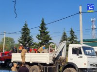 В Тандинский кожуун Тувы приехали народные пожарные дружины из других районов