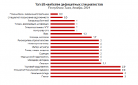 Топ-20 дефицитных специалистов в Туве возглавили главные врачи и коллекторы